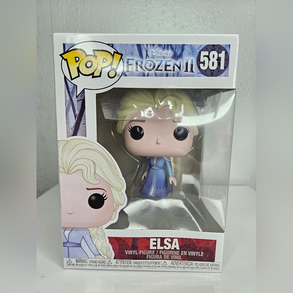 POP! Disney Frozen II Elsa #581 and Anna #582 New In Box. - Picture 2 of 5